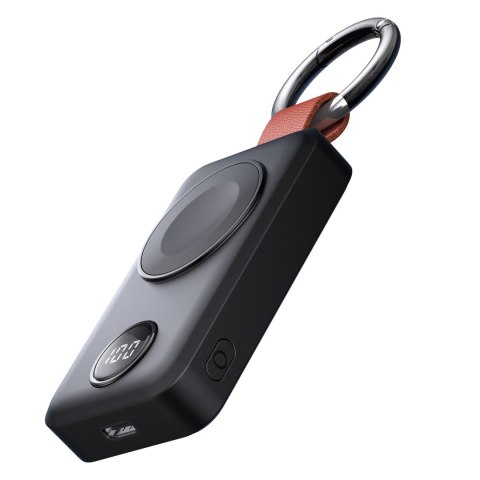 Powerbank kieszonkowy brelok 2000mAh 3W do Apple Watch czarny
