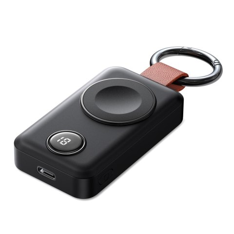Powerbank kieszonkowy brelok 2000mAh 3W do Apple Watch czarny