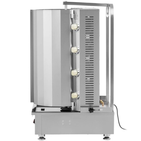 Opiekacz grill do kebaba gyrosa gazowy do 60 kg mięsa 16 kW