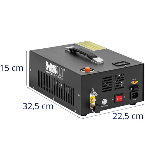 Kompresor sprężonego powietrza PCP 300 bar 12/220 V 350 W