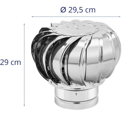 Nasada kominowa obrotowa wentylacyjna ze stali śr. 15 cm