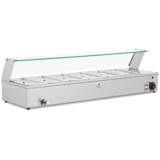 Bemar podgrzewacz do potraw bufet grzewczy z osłoną 6 x GN 1/3 2100 W