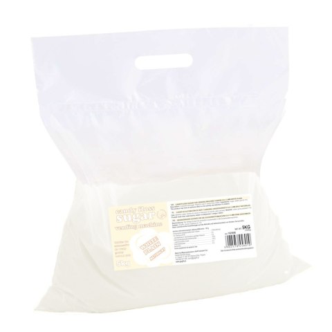 Cukier do automatu do waty cukrowej granulacja 0.8-1.2mm smak naturalny BIAŁY 5kg