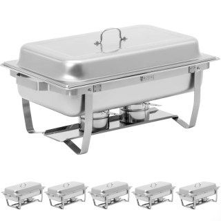 Podgrzewacz do potraw bemar bufetowy na pastę GN 1/1 7.5 l STAL- zestaw 6 szt.