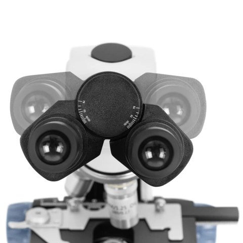 Mikroskop optyczny szkolny z oświetleniem LED powiększenie 40-1000x