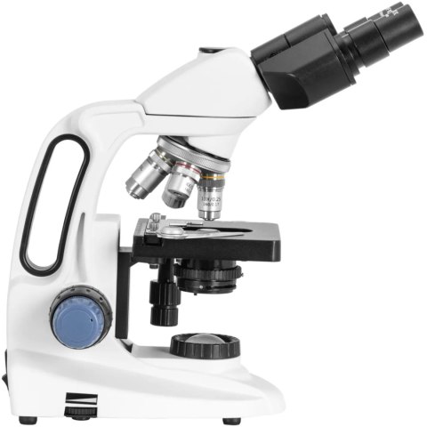 Mikroskop optyczny szkolny z oświetleniem LED powiększenie 40-1000x