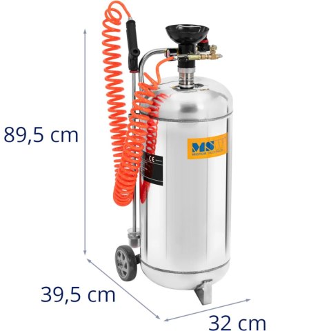 Pianownica wytwornica piany pneumatyczna z wężem na kołach 10 m 50 l