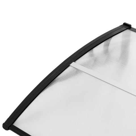 Daszek łukowy zadaszenie nad drzwi 275 x 103 x 27.5 cm