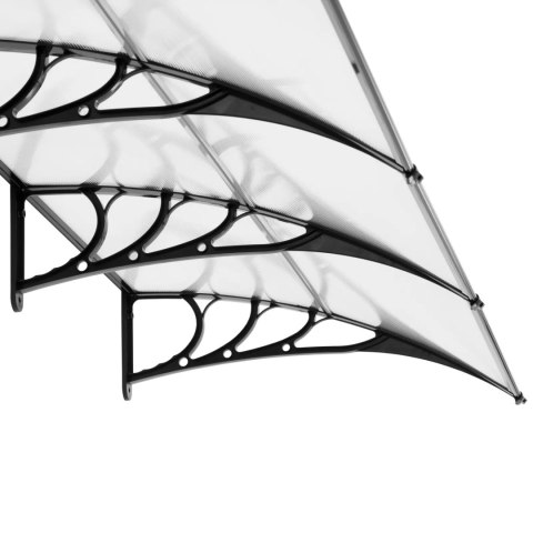 Daszek łukowy zadaszenie nad drzwi 275 x 103 x 27.5 cm