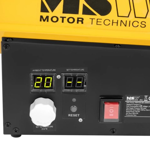 Nagrzewnica dmuchawa gazowa budowlana do 160 m2 20 kW