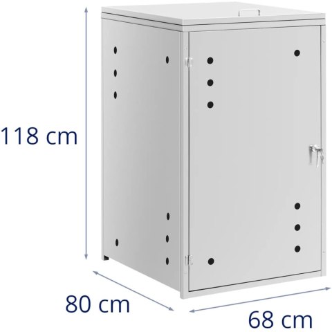Osłona obudowa kosza kubła na śmieci z wentylacją 240 l