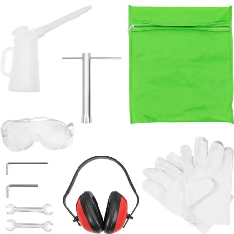 Rozdrabniacz rębak spalinowy do gałęzi krzewów śr. 7 cm 7 KM