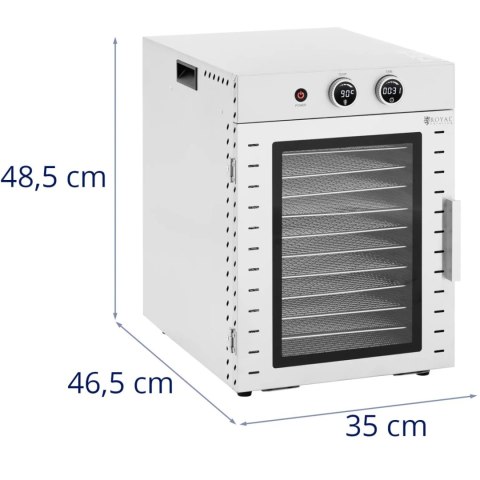 Suszarka do żywności owoców grzybów ziół 12 rusztów 1000 W