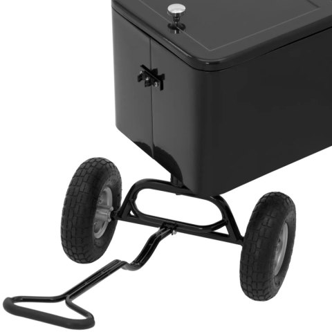 Wózek chłodniczy lodówka barek ogrodowy na lód napoje z otwieraczem 76 l