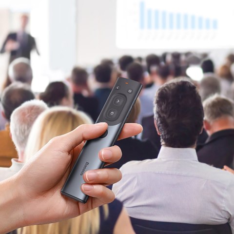 Wskaźnik laserowy Orange Dot AI z automatyczną transkrypcją głosu na tekst - szary