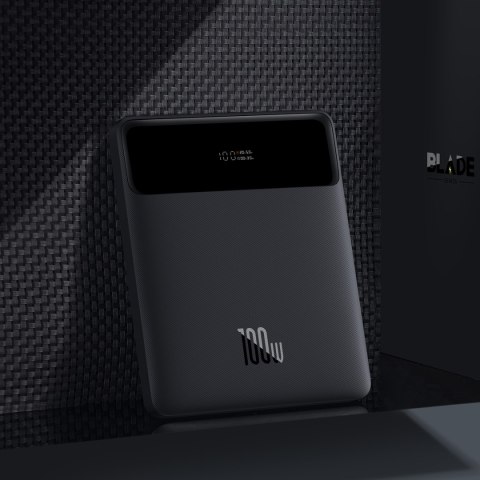 Powerbank 20000 mAh 2x USB-A 2x USB-C 100W + kabel USB-C - czarny