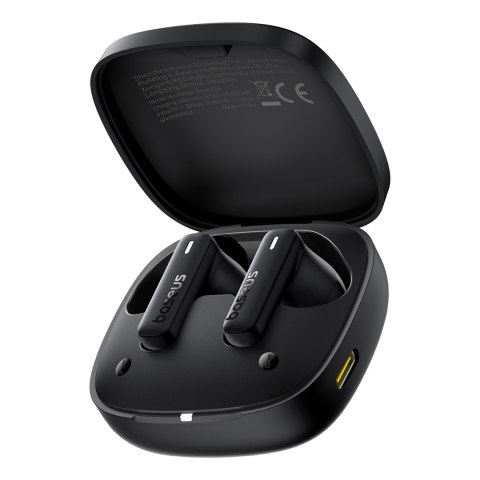 Słuchawki bezprzewodowe Bowie E19 TWS dokanałowe USB-C - czarne