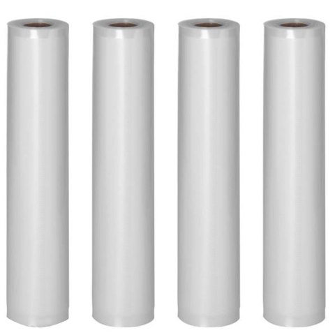 Folia próżniowa w rolce do pakowarki próżniowej 600 x 30 cm 4 rolki certyfikat LFGB oraz FDA