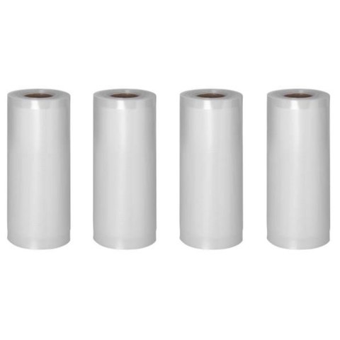 Worki próżniowe moletowane w rolce do pakowarki próżniowej ZESTAW 600 x 20 cm 4 rolki certyfikat LFGB oraz FDA