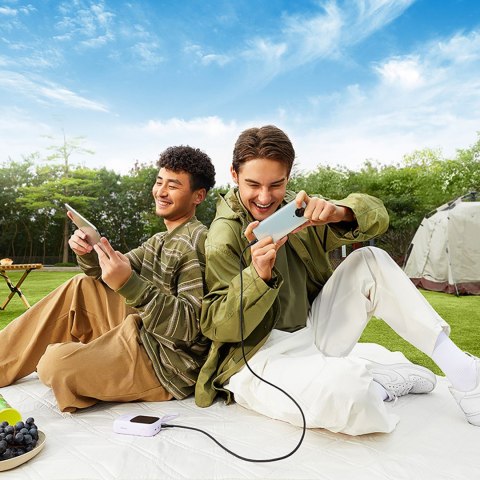 Kabel przewód Flash 2 USB-A - USB-C 100W 2m - czarny