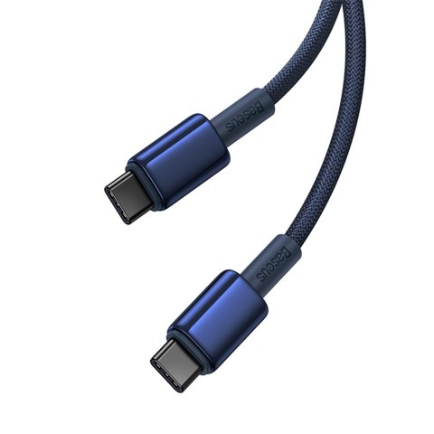 Kabel przewód Tungsten Gold USB-C - USB-C 100W 1m - granatowy