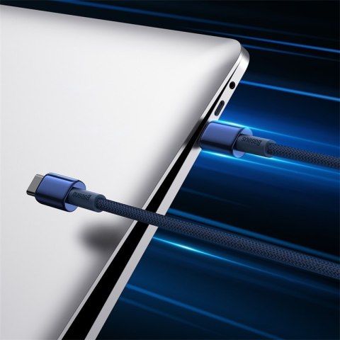 Kabel przewód Tungsten Gold USB-C - USB-C 100W 1m - granatowy