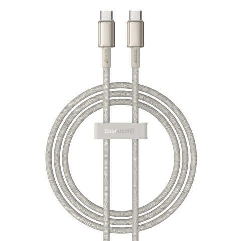Kabel przewód Tungsten Gold USB-C - USB-C 100W 1m - złoty