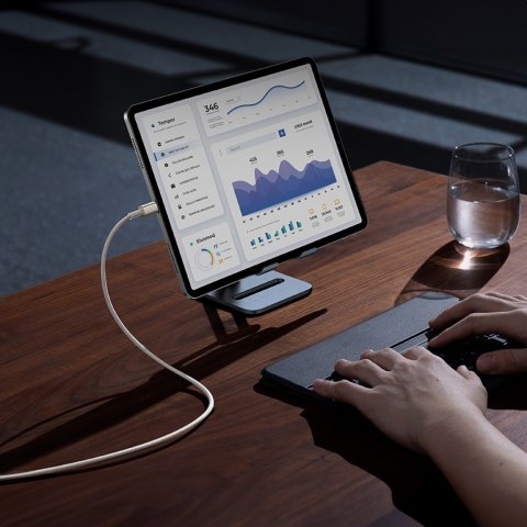 Kabel przewód Tungsten Gold USB-C - USB-C 100W 1m - złoty