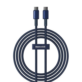 Kabel przewód Tungsten Gold USB-C - USB-C 100W 2m - granatowy