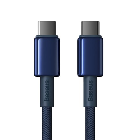Kabel przewód Tungsten Gold USB-C - USB-C 100W 2m - granatowy