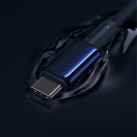 Kabel przewód Tungsten Gold USB-C - USB-C 100W 2m - granatowy