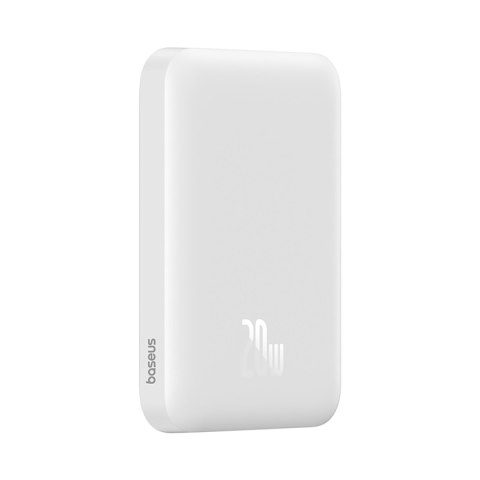 Powerbank 6000mAh Magnetic Mini Air 20W z kablem USB-C - biały