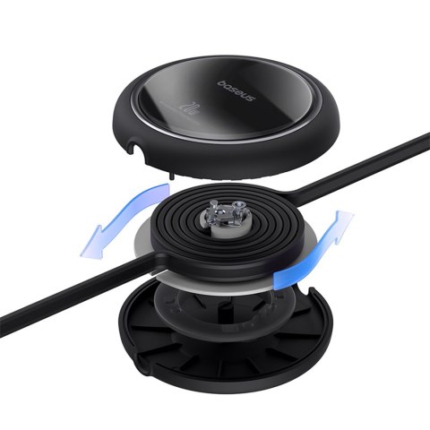 Kabel przewód zwijany Free2Pull USB-C - iPhone Lightning 20W 1m - czarny