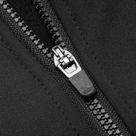 Koszulka kolarska rowerowa z długim rękawem ciepła jesień/zima XL - czarna