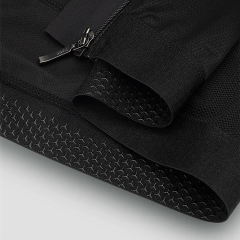 Koszulka rowerowa rozpinana z krótkim rękawem XL - czarna