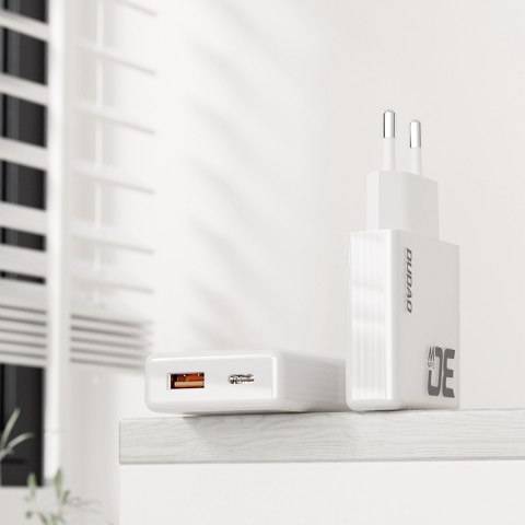 Ładowarka sieciowa GaN A30EUL 30W USB-A USB-C - biała