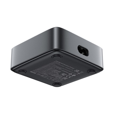 Ładowarka sieciowa stacja zasilania biurkowa Z6 GaN 2x USB-A 2x USB-C PD 65W - czarna