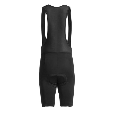 Spodenki rowerowe kolarskie krótkie na szelkach z wkładką L - czarne