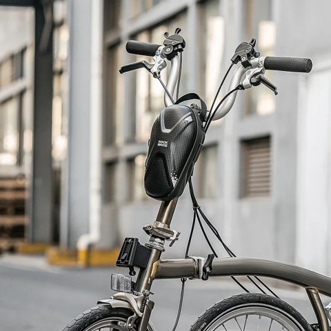 Torba sakwa na kierownicę roweru lub hulajnogi 1.3l - czarna