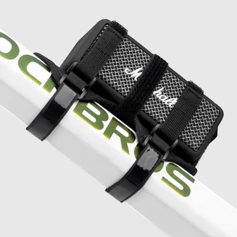 Uchwyt rowerowy z rzepami do mocowania na ramie kierownicy na głośnik bidon itp. - czarny