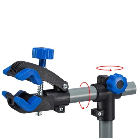 Wielofunkcyjny stojak serwisowy uchwyt do rowerów podłogowy - czarny