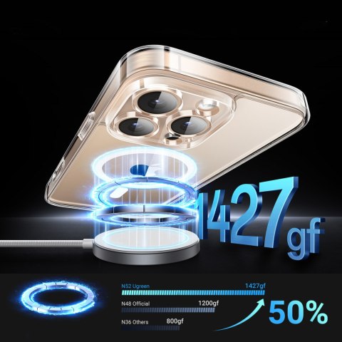 Etui case Classy Clear Magnetic na iPhone 16 Pro Max - przezroczyste