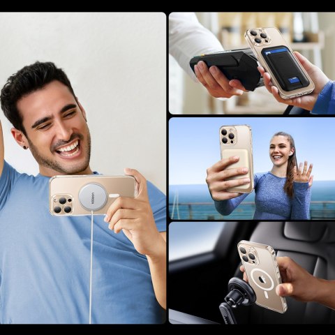 Etui case Classy Clear Magnetic na iPhone 16 Pro - przezroczyste