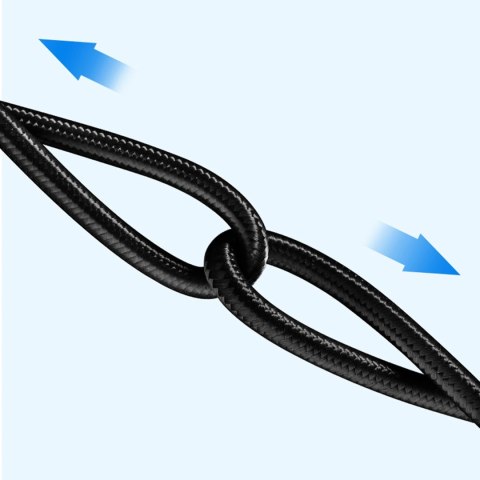 Kabel przewód audio TRS mini jack 3.5mm - jack 6.35mm 3m - szary