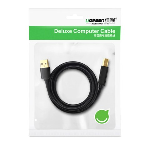 Kabel przewód do drukarki USB-A 3.0 - USB-B 5Gbps 1m - czarny