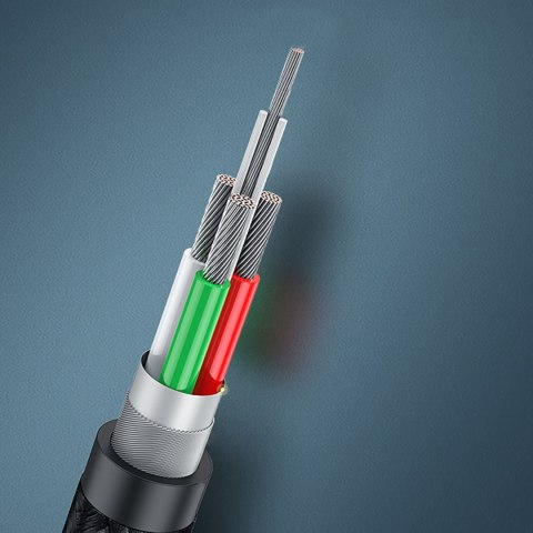 Kabel przewód do drukarki USB-C - USB-B 1m - czarny