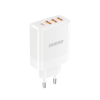 Ładowarka sieciowa 3x USB-A 1x USB-C PD 20W - biała