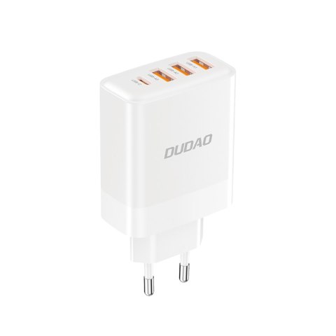 Ładowarka sieciowa 3x USB-A 1x USB-C PD 20W - biała