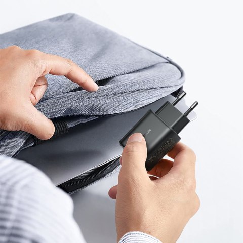 Ładowarka sieciowa USB-C 25W SFC PPS PD - czarna