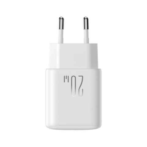 Ładowarka sieciowa USB-C PD QC 20W + kabel do iPhone Lightning 1m - biała